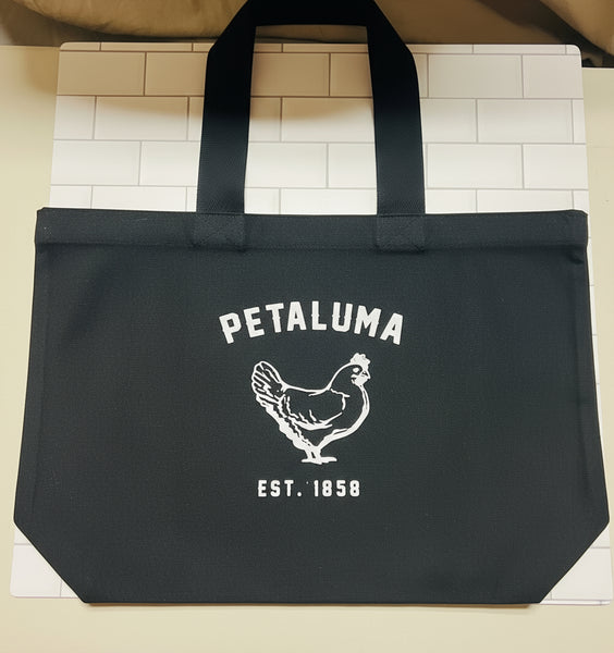 Luma Vintage Chicken Tote Bag - Black