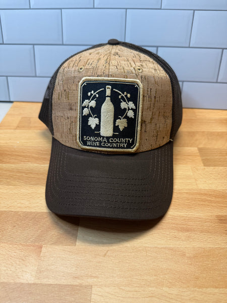 Sonoma Wine Country Cork Trucker Hat, Brown
