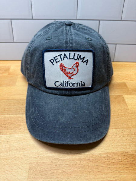 Petaluma Red/White/Blue Chicken Patch Twill hat - Navy