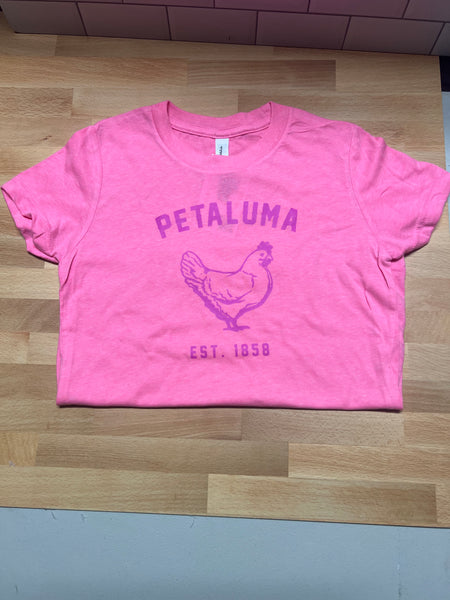 Pink Kids Luma Vintage Petaluma Chicken Shirt
