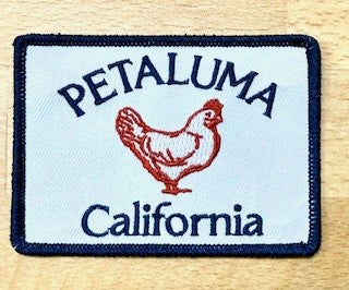 Petaluma Red/White/Blue Chicken Patch Twill hat - Navy