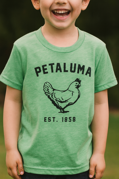 Green Kids Luma Vintage Petaluma Chicken Shirt
