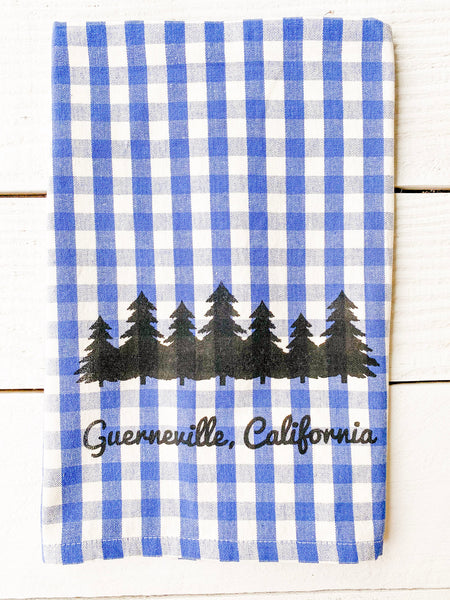 Luma Vintage Guerneville Tea Towel- Blue Gingham