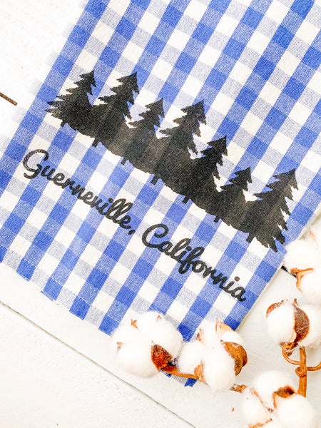 Luma Vintage Guerneville Tea Towel- Blue Gingham