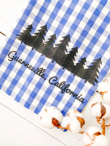 Luma Vintage Guerneville Tea Towel- Blue Gingham