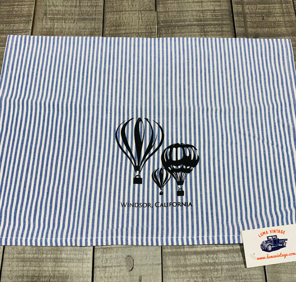 Windsor Hot Air Ballon Tea Towel