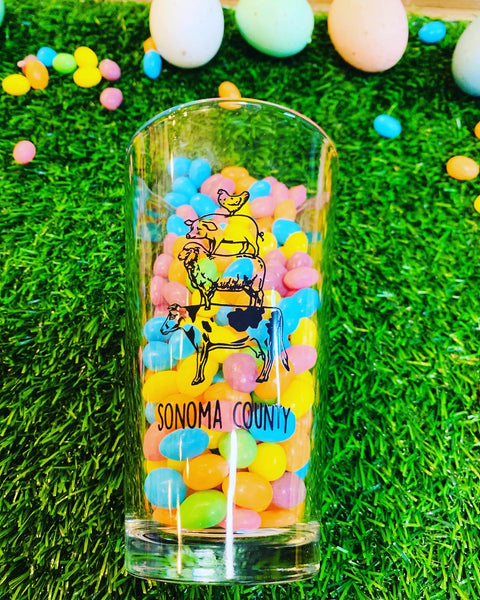 Sonoma County Pint Glass