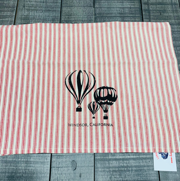 Windsor Hot Air Ballon Tea Towel