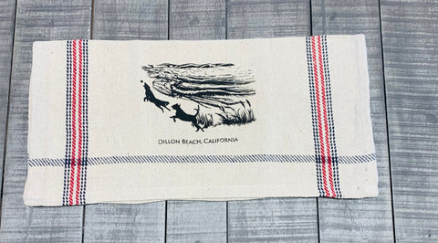 Dillion Beach Tea Towel - Rustic