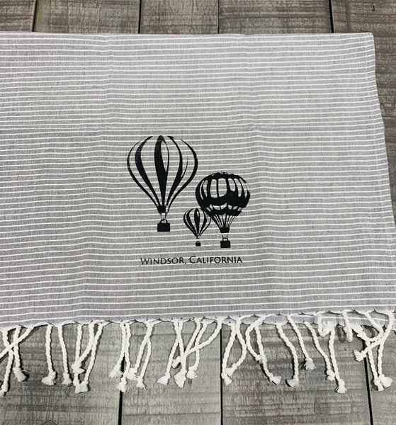 Windsor Hot Air Ballon Tea Towel