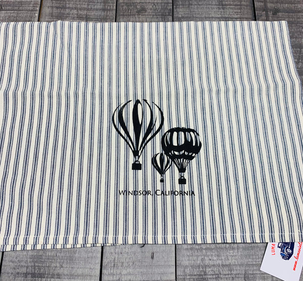 Windsor Hot Air Ballon Tea Towel