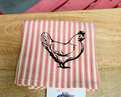 Chicken Tea Towel