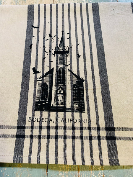 Bodega Tea Towel - Black/Beige Burberry Plaid