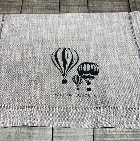 Windsor Hot Air Ballon Tea Towel