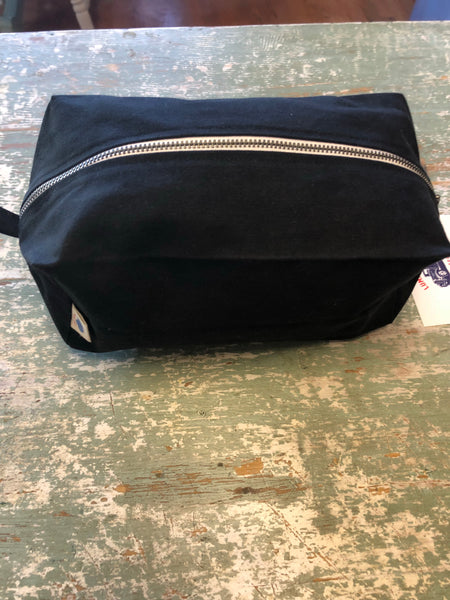Canvas Dopp Kit with chicken gingham