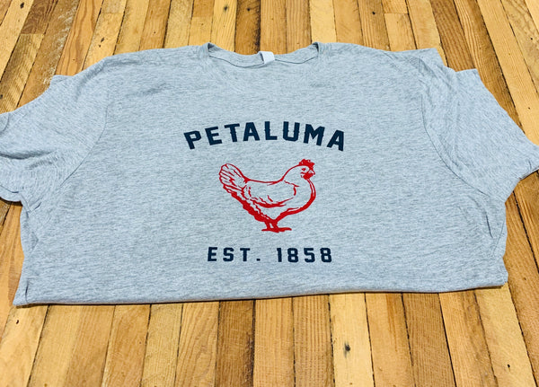 Men's Athletic Grey Luma Vintage Chicken shirt- Asphalt Dark