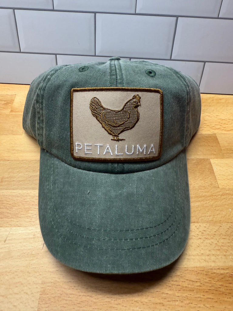 Petaluma Brown Chicken Patch Twill hat - Forest