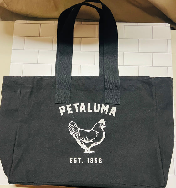 Special 2 for $40 Luma Vintage Chicken Tote Bag - Black