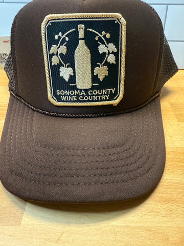 Wine Country Sonona County  Foam Trucker Hat