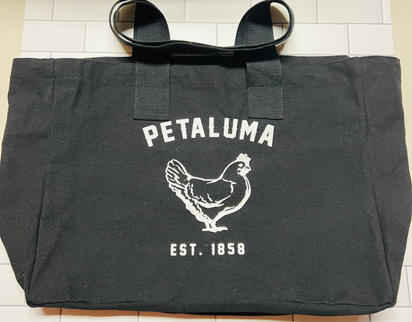 Special 2 for $40 Luma Vintage Chicken Tote Bag - Black