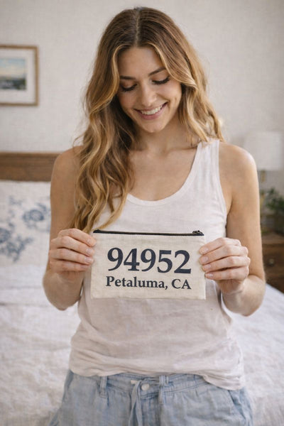 94952 zip code zipper bag- 8.3 x 5"