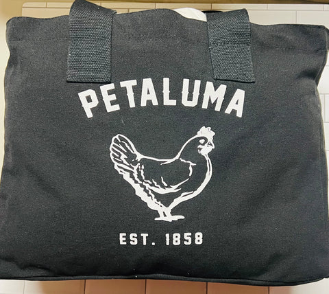 Special 2 for $40 Luma Vintage Chicken Tote Bag - Black