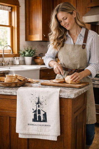 Bodega Tea Towel- Organic Flour Sack