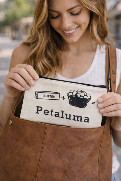 Butter and Egg- zipper bag