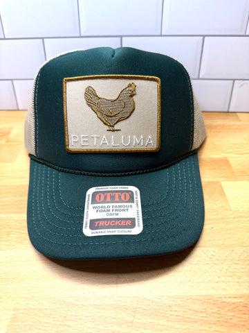 Petaluma Chicken Patch Foam Trucker Hat, Forest