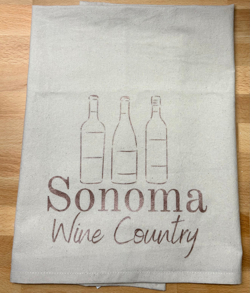 Sonoma Wine Country Organic Tea Towel
