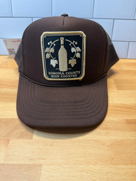 Wine Country Sonona County  Foam Trucker Hat