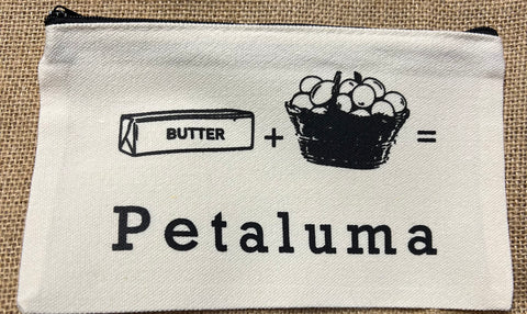 Butter and Egg- zipper bag