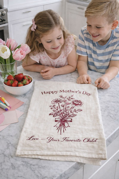 Happy Mother's Day- From Your Favorite Child Flour Sack Tea Towel