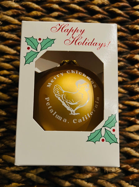 Merry Chickmas Petaluma Ornament