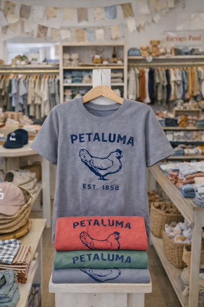 Grey Kids Luma Vintage Petaluma Chicken Shirt