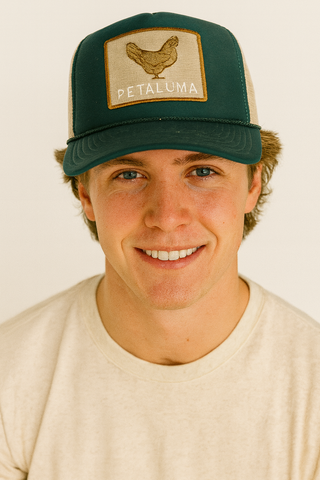 Petaluma Chicken Patch Foam Trucker Hat, Forest