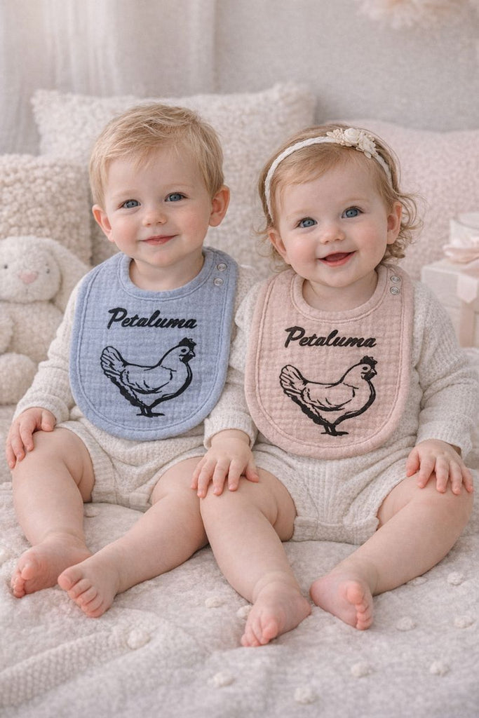 Petaluma Baby Bibs- Assorted Colors and Images