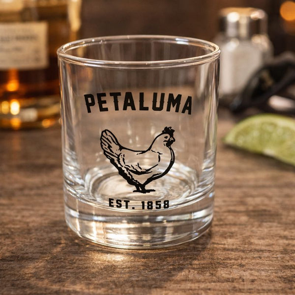 3.5 oz Petaluma Chicken Shot Glass