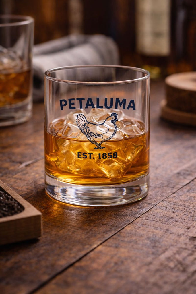 Petaluma Chicken Whiskey Glass 10 oz