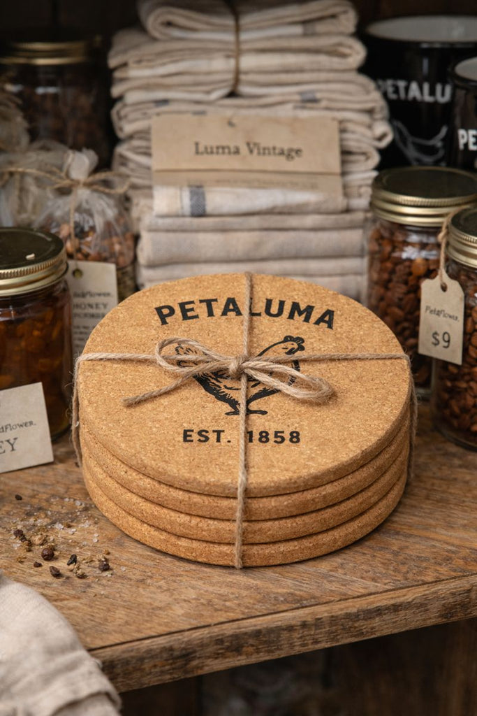 Petaluma Chicken Cork Coaster