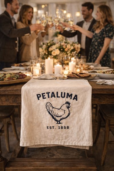 Luma Vintage Petaluma Chicken Tea Towel - Organic Flour Sack