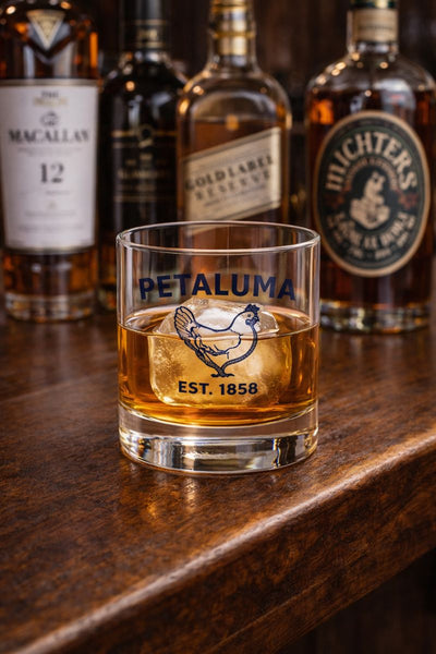 Petaluma Chicken Whiskey Glass 10 oz