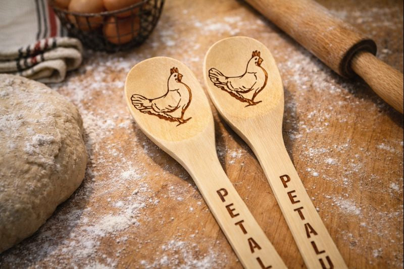 Petaluma Chicken Bamboo Wooden Spoon