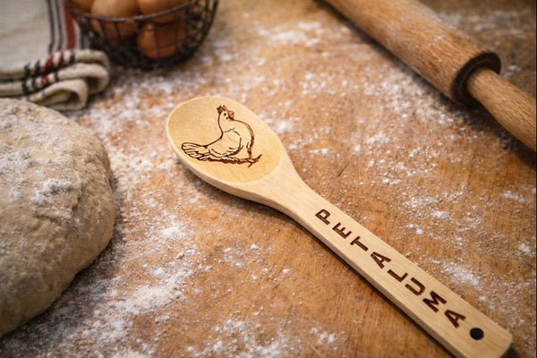 Petaluma Chicken Bamboo Wooden Spoon