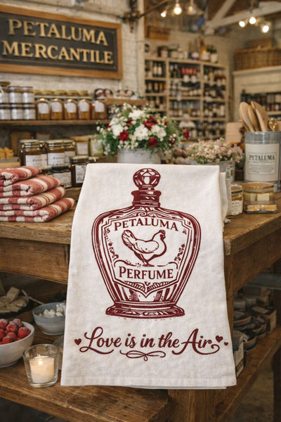 Petaluma Perfume Organic Flour Sack Tea Towel 27" x 27"