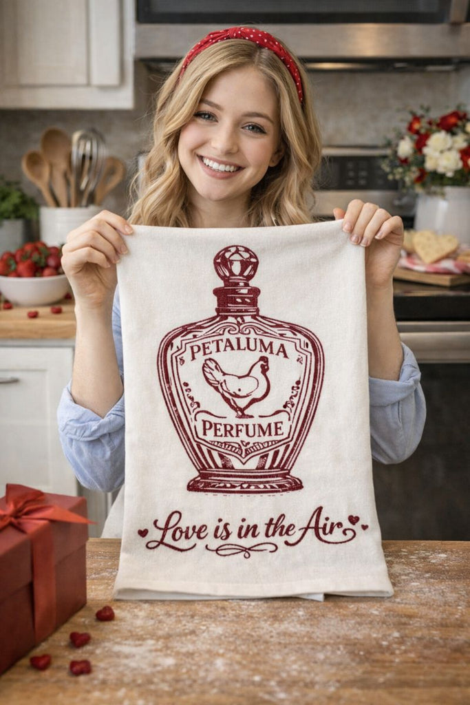 Petaluma Perfume Organic Flour Sack Tea Towel 27" x 27"