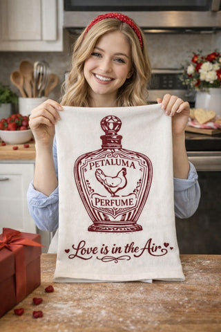 Petaluma Perfume Organic Flour Sack Tea Towel 27" x 27"