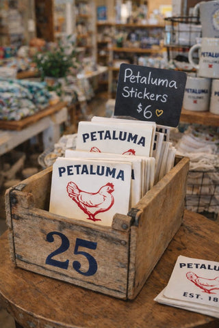 Luma Vintage Petaluma Sticker- 6" x 6"