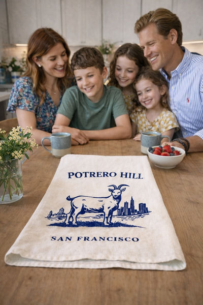 Potrero Hill Goat Organic Flour Sack Tea Towel 27" x 27"