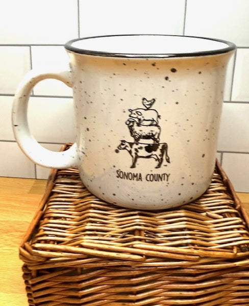 Luma Vintage Sonoma County Mug 15 oz - White